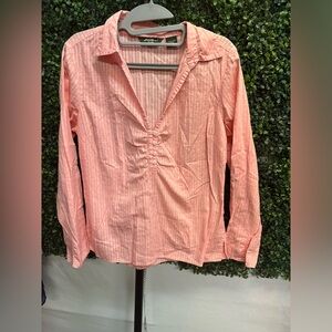 (B53)EUC Eddie Bauer | Pretty Pink Textured Long Sleeve